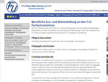 Tablet Screenshot of fachschulzentrum.de